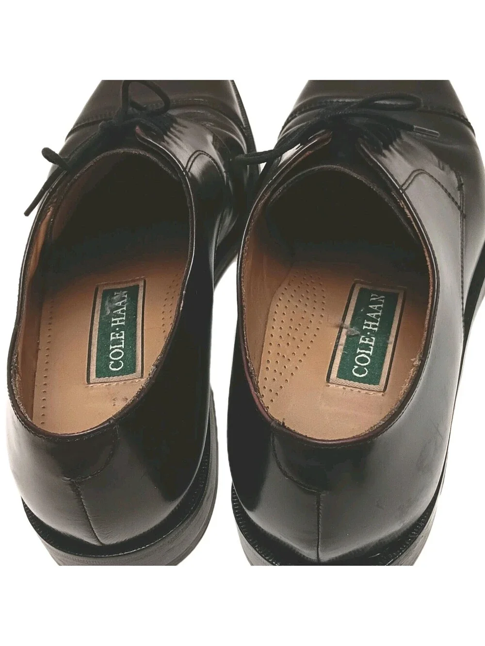 Cole Haan Mens Caldwell C02702 Burgundy Leather Oxford Dress Shoes Size 10.5 D